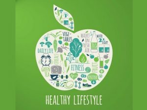 Healthy lifestyles include fitness and nutrition