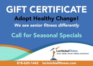 Gift Certificate for in-home Personal Trainer