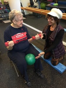 In-home or private gym training for seniors