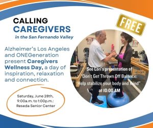 Lori Michiel presents at Caregiver Wellness Day