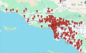 Lori Michiel Fitness Coverage Area Map
